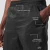 Shorts 2-en-1 « Game Time » en ripstop 5" - Noir/Noir