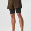 Shorts 2-en-1 Revival 5" - Espresso/Noir