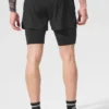 Shorts 2-en-1 Revival 5" - Noir/Noir