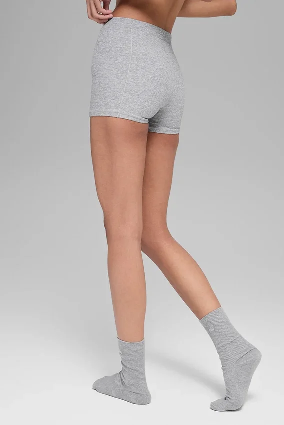 Shorts Alosoft Sincere Micro - Gris chiné athlétique