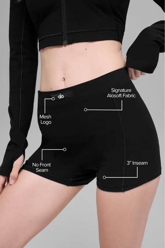 Shorts Alosoft Sincere Micro – Noir