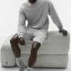 Shorts Chill - Gris chiné athlétique