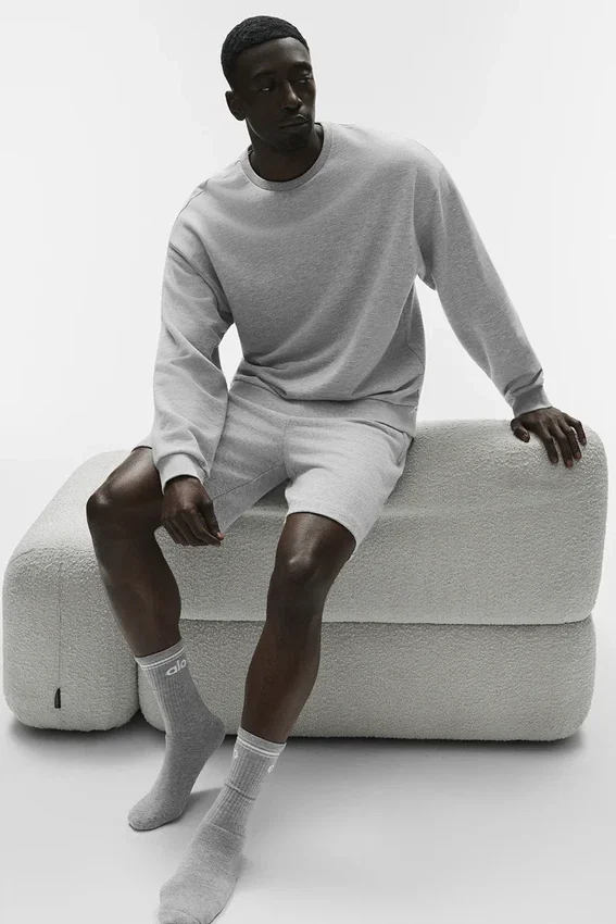Shorts Chill - Gris chiné athlétique