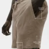 Shorts « Coastal » en jersey de lin 7" - Gravel