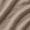 Chemise boutonnée à manches longues en jersey de lin « Coastal » - Gravel