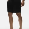 Shorts « Coastal » en jersey de lin 7" - Noir