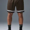 Shorts de basket-ball en maille Key Mesh 7" - Espresso