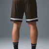 Shorts de basket-ball en maille Key Mesh 7" - Espresso