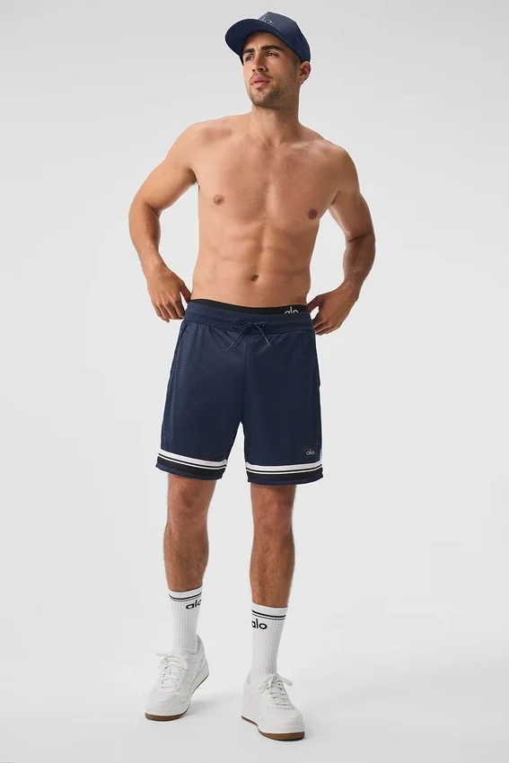 Shorts de basket Key Mesh 7" - Bleu marine