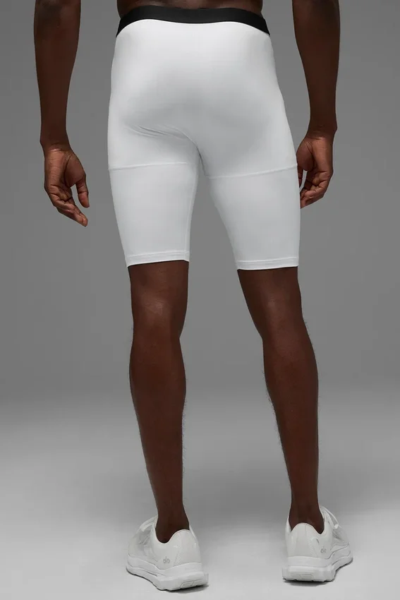 Shorts de compression Flight 9" - Blanc