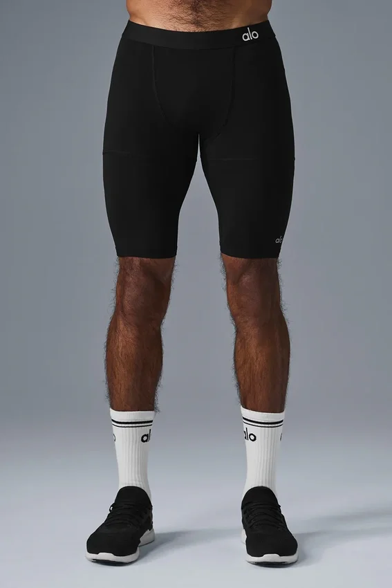 Shorts de compression Flight 9" - Noir