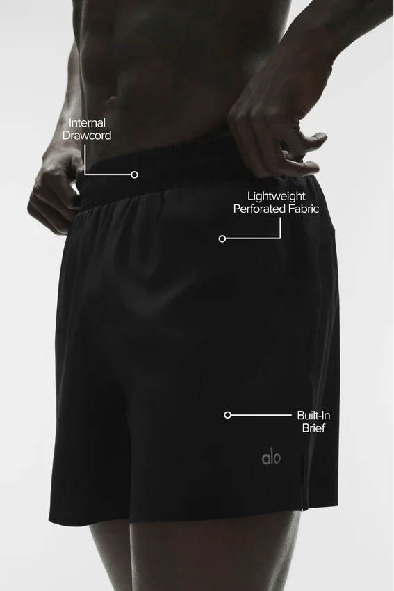 Shorts de course Adapt 5" - Noir