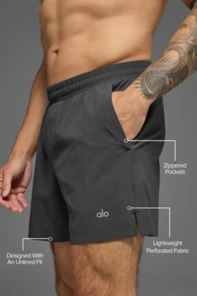Shorts de course Traction 5″ – Anthracite