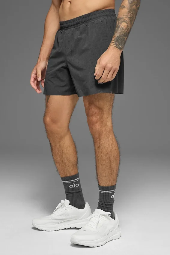 Shorts de course Traction 5" - Anthracite