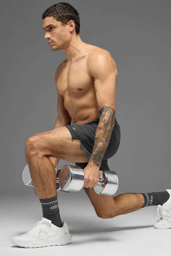 Shorts de course Traction 5" - Anthracite