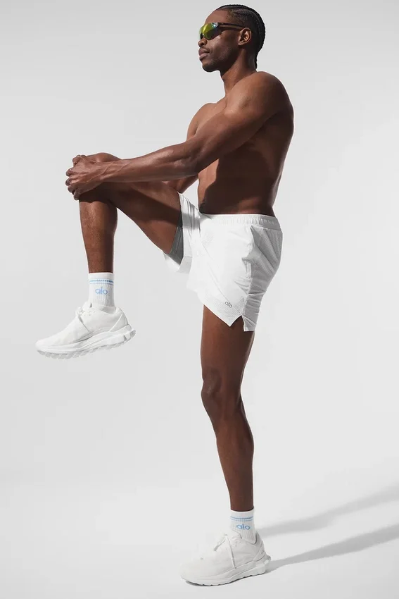 Shorts de course Traction 5" - Blanc