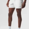 Shorts de course Traction 5" - Blanc