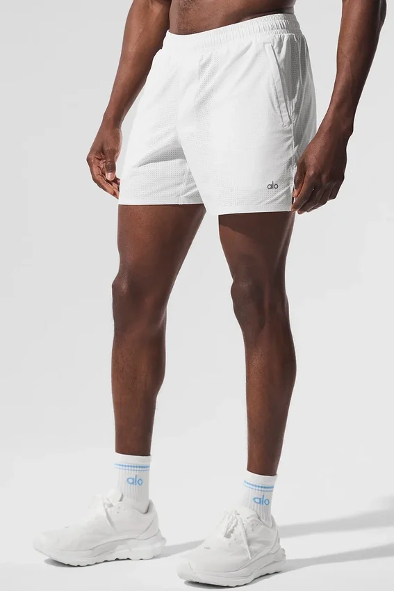 Shorts de course Traction 5" - Blanc