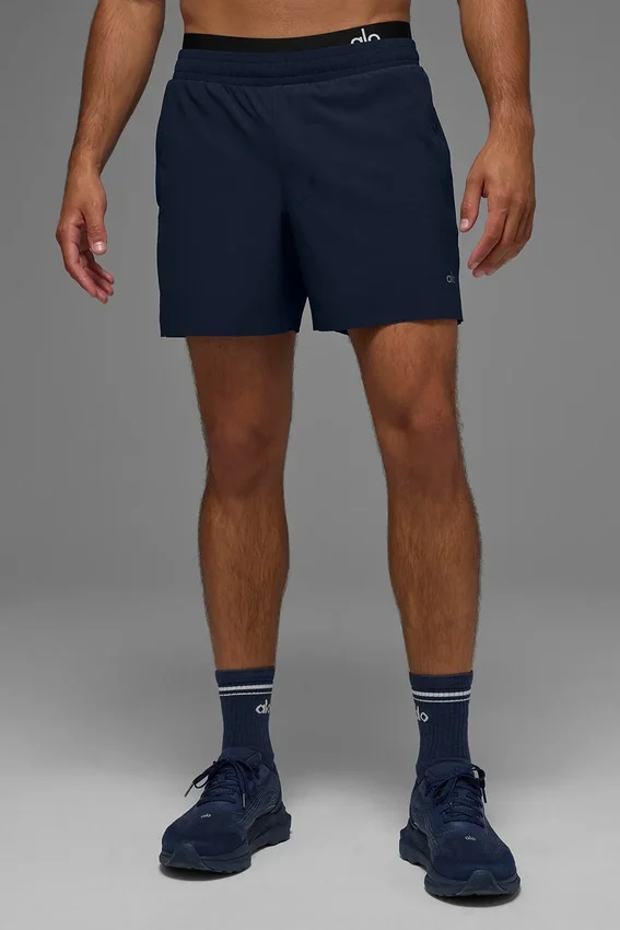 Shorts de course Traction 5" - Bleu marine