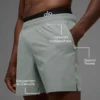 Shorts de course Traction 5" - Gris Lunar