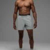 Shorts de course Traction 5" - Gris Lunar