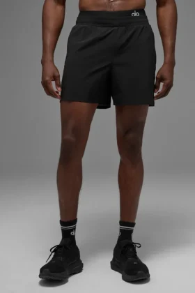 Shorts de course Traction 5" - Noir