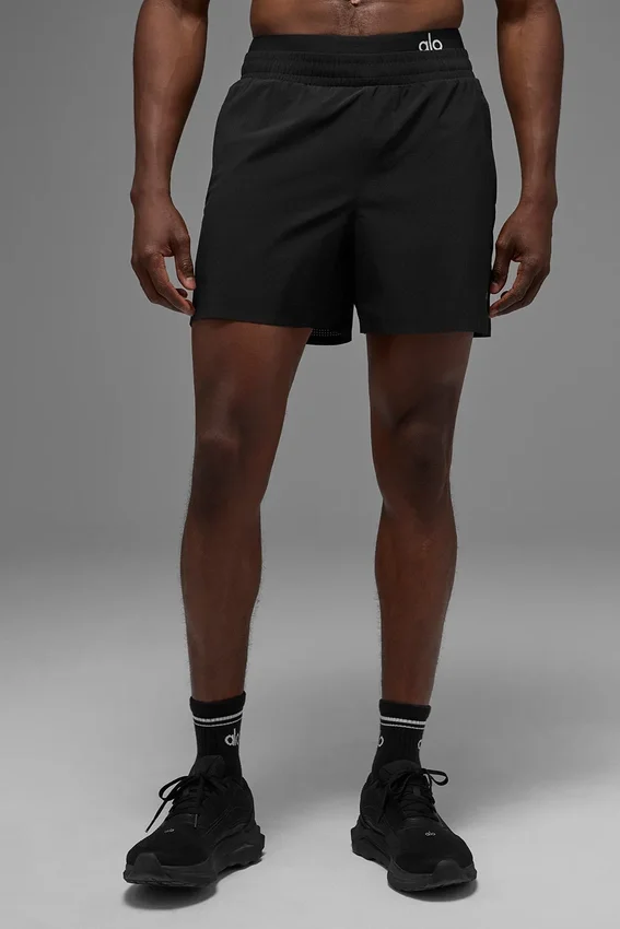Shorts de course Traction 5" - Noir