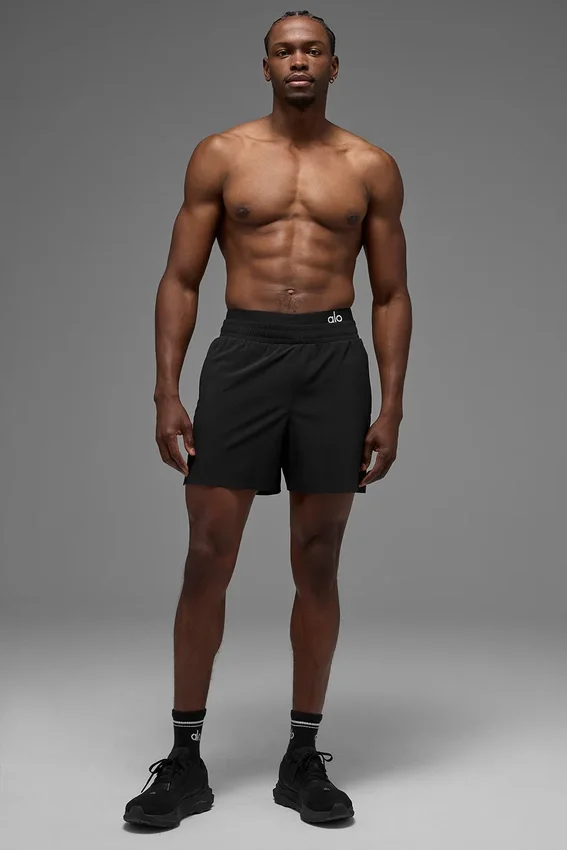 Shorts de course Traction 5" - Noir