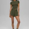 Shorts de course Victory - Vert olive