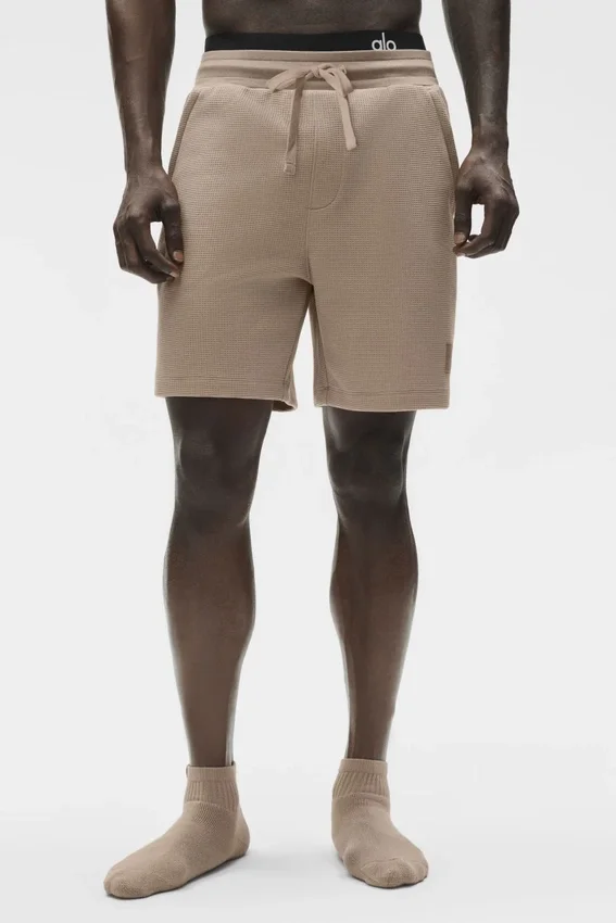 Shorts de détente en tissu gaufré 7" - Gravel