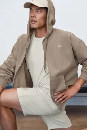 Shorts de détente en tricot gaufré 7" - Bone