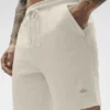 Shorts de détente en tricot gaufré 7" - Bone