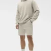 Shorts de détente en tricot gaufré 7" - Bone