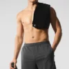 Shorts de performance 2-en-1 Conquer React - Anthracite/Noir
