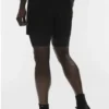 Shorts de performance 2-en-1 Conquer React - Noir/Noir