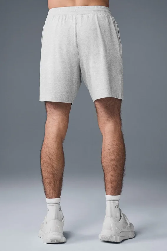 Shorts de performance Conquer React 7" - Gris chiné athlétique