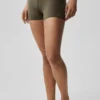 Shorts de précision Alo Softsculpt High-Waist 3" - Olive Tree