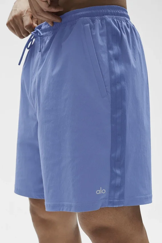Shorts de surf High Tide 7" - Bleu Provence