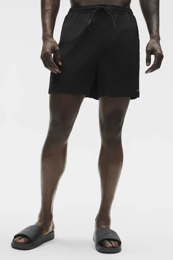 Shorts de surf High Tide 7" - Noir