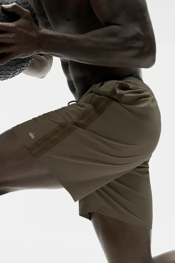 Shorts de surf High Tide 7" - Olive Tree