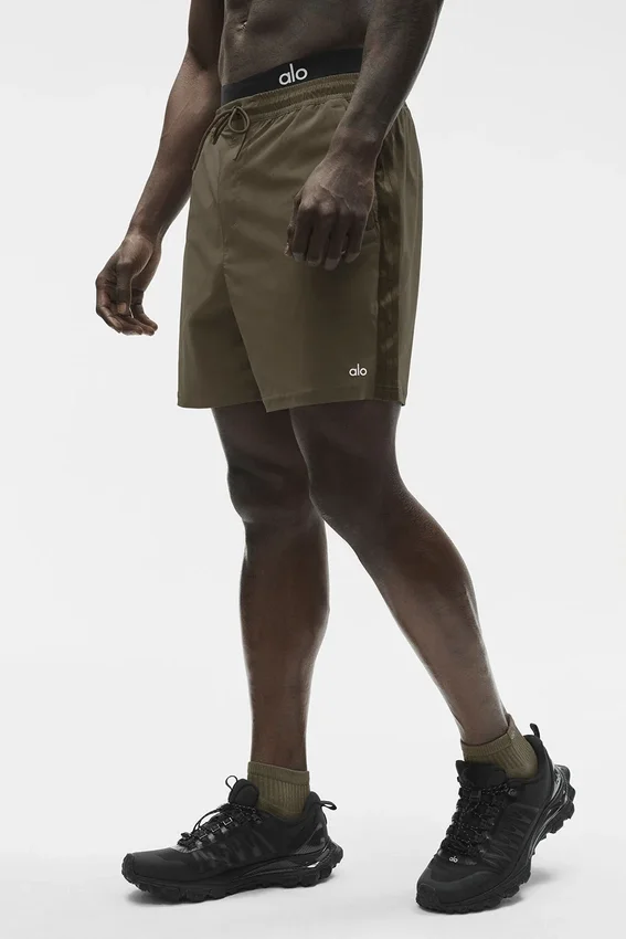 Shorts de surf High Tide 7" - Olive Tree
