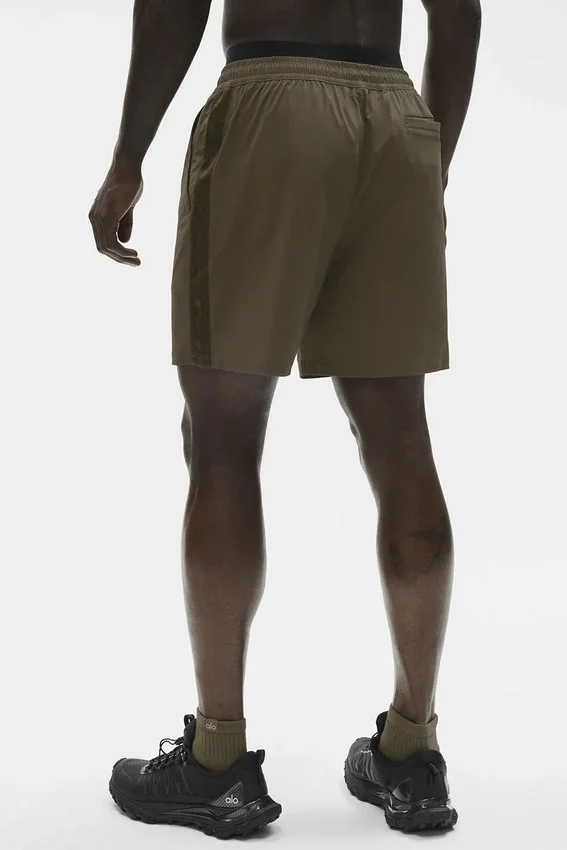 Shorts de surf High Tide 7" - Olive Tree