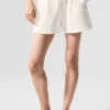 Shorts de survêtement Low Key — Ivoire