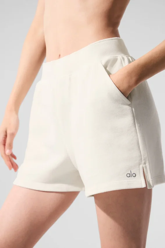 Shorts de survêtement Low Key — Ivoire