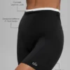 Shorts double « Airbrush » 5" – Noir/Blanc
