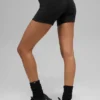 Shorts double « Airbrush » 5" – Noir/Blanc
