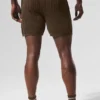 Shorts en maille aérée - Espresso