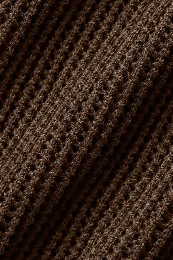 Shorts en maille aérée - Espresso