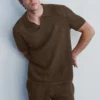 Shorts en maille aérée - Espresso