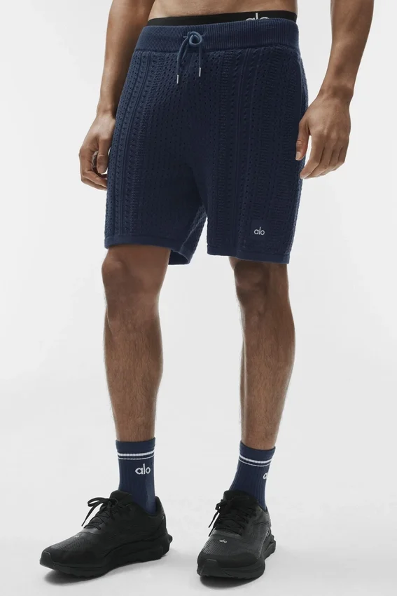 Shorts en maille Coastline 7" - Bleu marine